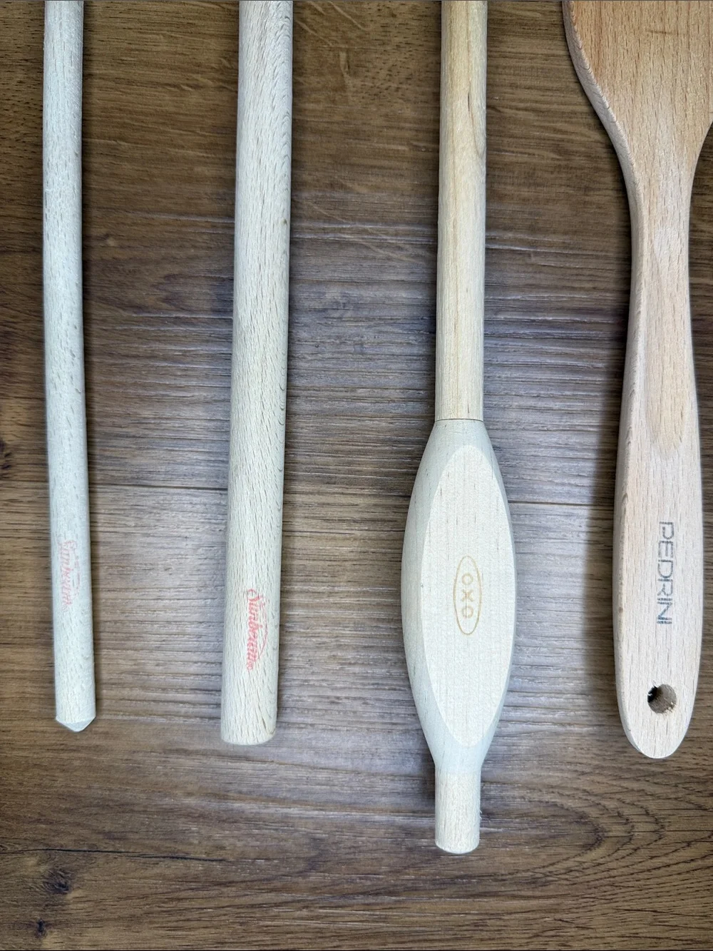 Wooden Spoons & Spatula Set Various Lengths & Sizes Farmhouse Country Cabincore
